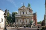 All Saints Parish Church In Krakow Stock Photo