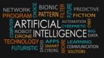 Artificial Intelligence Word Cloud Concept Stock Photo