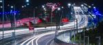 Gateway Bridge Motorway In Brisbane Stock Photo