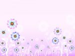 Flowers Background Means Spring Bloom And Nature
 Stock Photo