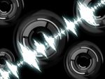 Sound Wave Background Means Frequency Mixer Or Sound Analyzer
 Stock Photo