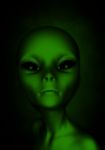 Alien,3d Illustration Concept Background Stock Photo
