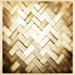Bamboo Weave Texture Stock Photo