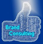Brand Consulting Means Company Identity Logo Rebranding Stock Photo