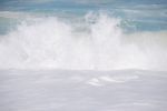 White Beautiful Ocean Wave Stock Photo