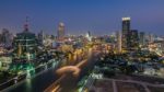 Bangkok Cityscape Stock Photo