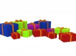 Variety Of Gift Boxes Stock Photo