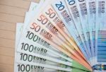 Euro Banknotes Stock Photo