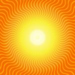 Sunburst Hot Heat Ray Background Stock Photo