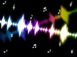 Sound Wave Means Soundwaves Graph And Acoustic Stock Photo
