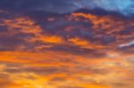 Sky Colors Sunset Stock Photo
