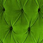 Green Sofa Upholstery Velvet Fabric Stock Photo