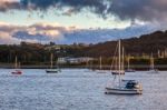Conwy Estuary, Conwy/wales - October 6 : View Of The Conwy Estua Stock Photo