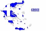 Greece Map Stock Photo