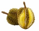 Durian Isolated Stock Photo
