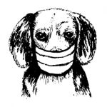 Illustration Of Beagle Dog With Mask Stock Photo
