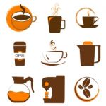 Coffee Icon Stock Photo