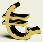 Broken Euro Stock Photo