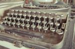 Vintage Typewriter Stock Photo