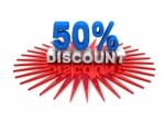 50%discount Stock Photo
