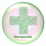 Osteoporosis Illness Represents Poor Health And Afflictions Stock Photo