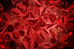 Stream Of Blood Cells Stock Photo