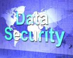 Data Security Means Protect Encrypt And Fact Stock Photo