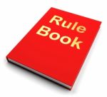 Policy Guidance Rule Book Stock Photo