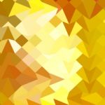 Amber Yellow Abstract Low Polygon Background Stock Photo
