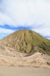 Mountain Batok In East Java, Indonesia Stock Photo