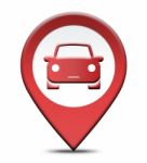 Car Rental Location Shows Automobile Hire Places Stock Photo