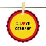 I Love Germany4 Stock Photo