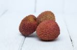 Lychee Fruit Stock Photo