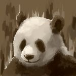 Illustration Digital Painting Animal Panda Stock Photo