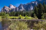 Yosemite Landscape Stock Photo