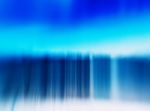 Horizontal Vivid Blue Winter Fence Abstraction Background Backdr Stock Photo