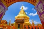 Wat Phra That Doi Suthep, The Temple In Chiang Mai Stock Photo