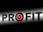 Profit Shows Earning Income And Investment Return Stock Photo