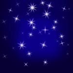 Sparkling Stars Background Means Glittering Galaxy Or Universe Stock Photo