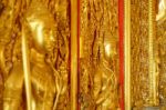 Ancient Thai Art Pattern In Wat Thasung Stock Photo