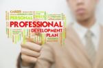 Professional Development Plan Stock Photo