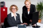 Women Working In Office Stock Photo