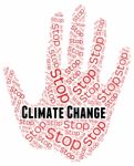 Stop Climate Change Represents Revise Different And Prohibit Stock Photo