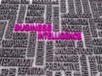 3d Word Cloud - Business Intelligence Stock Photo