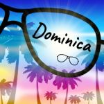 Dominica Vacation Shows Caribbean Holidays And Vacationing Stock Photo