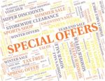 Special Offers Represents Discounts Notable And Promo Stock Photo
