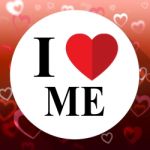 Love Me Means Great And Wonderful Self Stock Photo