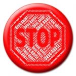 Stop Drug Abuse Represents Drugs Rehabilitation And Abused Stock Photo