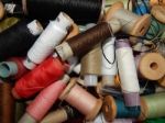 Textile Industry Details Of Clothing And Tools Stock Photo