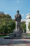 1st Polish Army Soldier Memorial In Andersa Street Warsaw Stock Photo